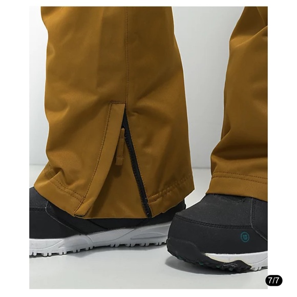 Aperture Adventure Tobacco 10K Bib Snowboard Pants - Picture 5 of 6